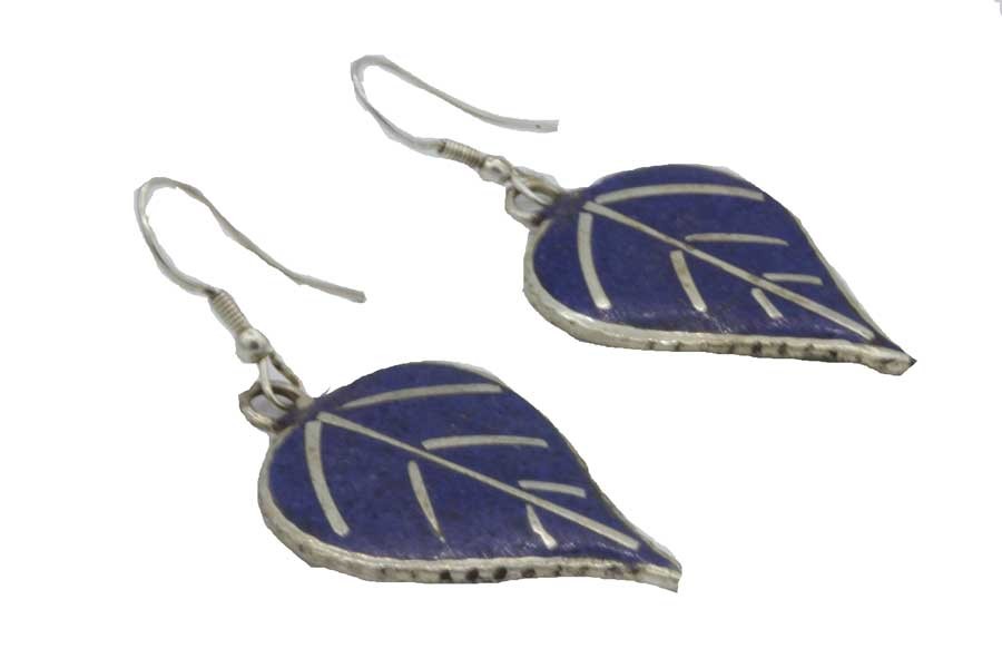 Boucles d'oreilles goutte d'eau en pierre naturelle Lapis lazuli